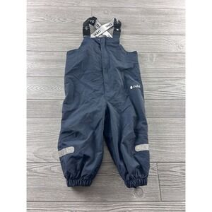 Oaki Kids Navy Blue Rain Bib Pants Size 2T Reflective Outdoor Gear